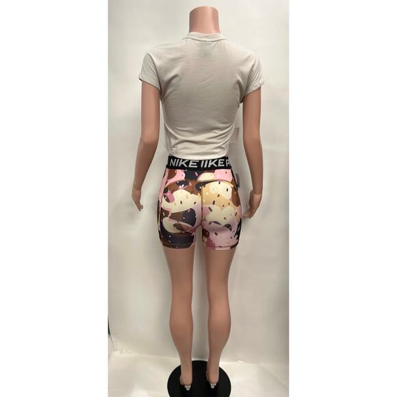 Girls Nike Pro Dri-Fit Running Shorts - Picture 3 of 5